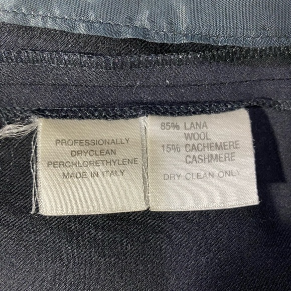 VINTAGE ALLEN AUSTIN BEVERLY HILLS WOOL CASHMERE WOMENS PLEATED DRESS PANTS - Picture 11 of 12